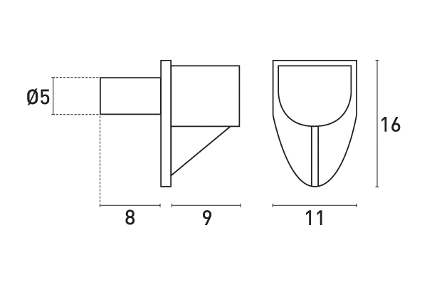 Suporte prateleira - NYLON